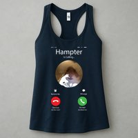 Dank Meme Hamster Staring Front Camera Hampter Calling Womens Tank Top