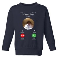 Dank Meme Hamster Staring Front Camera Hampter Calling Toddler Sweatshirt