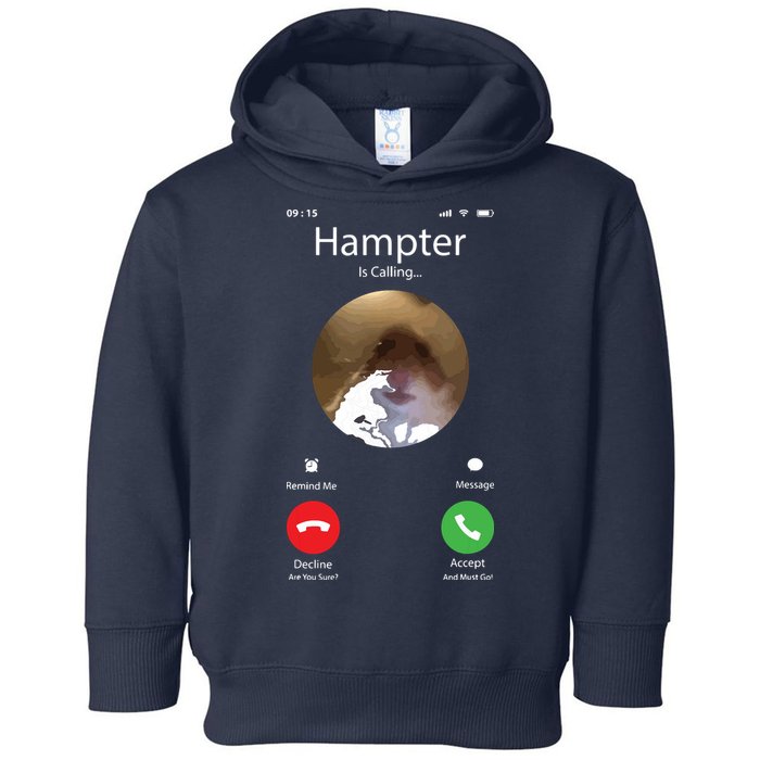 Dank Meme Hamster Staring Front Camera Hampter Calling Toddler Hoodie