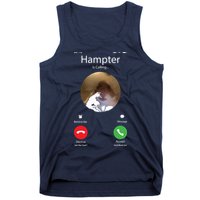Dank Meme Hamster Staring Front Camera Hampter Calling Tank Top