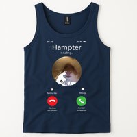 Dank Meme Hamster Staring Front Camera Hampter Calling Tank Top
