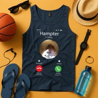 Dank Meme Hamster Staring Front Camera Hampter Calling Tank Top
