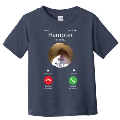 Dank Meme Hamster Staring Front Camera Hampter Calling Toddler T-Shirt
