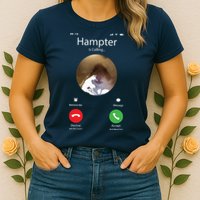 Dank Meme Hamster Staring Front Camera Hampter Calling Womens T-Shirt