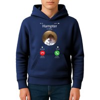 Dank Meme Hamster Staring Front Camera Hampter Calling Kids Hoodie