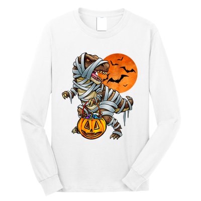 Dinosaur Mummy Halloween Kids Boy Girl Long Sleeve Shirt