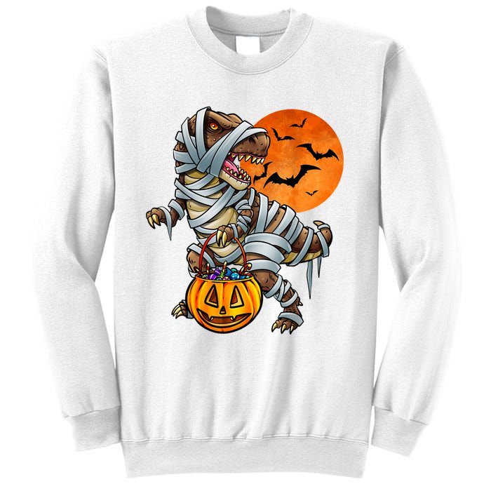 Dinosaur Mummy Halloween Kids Boy Girl Sweatshirt