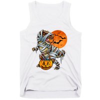 Dinosaur Mummy Halloween Kids Boy Girl Tank Top