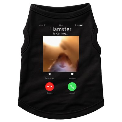 Dank Meme Hamster Staring Front Camera Hamster Calling Gift Doggie Tank