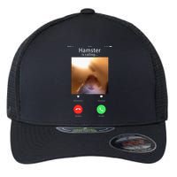 Dank Meme Hamster Staring Front Camera Hamster Calling Gift Flexfit Unipanel Trucker Cap