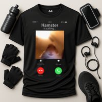 Dank Meme Hamster Staring Front Camera Hamster Calling Gift Performance Shirt
