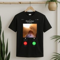 Dank Meme Hamster Staring Front Camera Hamster Calling Gift T-Shirt