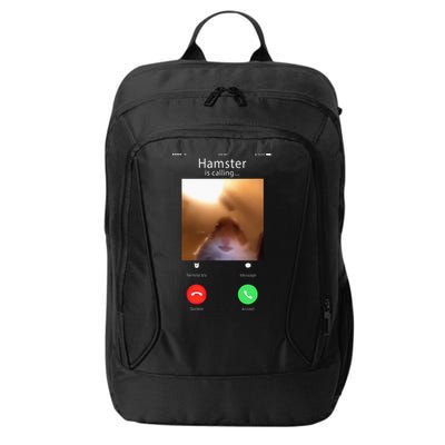Dank Meme Hamster Staring Front Camera Hamster Calling Gift City Backpack