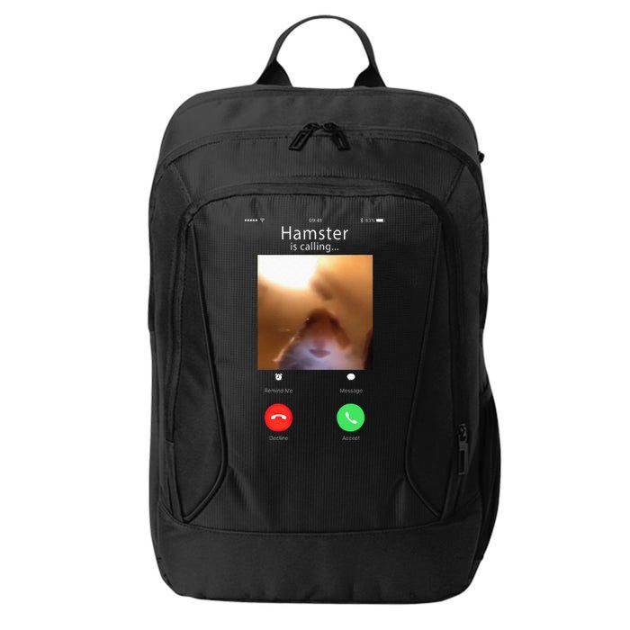 Dank Meme Hamster Staring Front Camera Hamster Calling Gift City Backpack