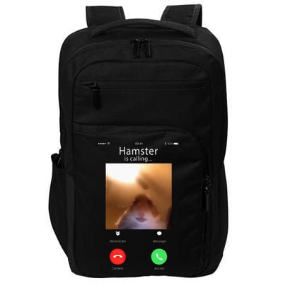 Dank Meme Hamster Staring Front Camera Hamster Calling Gift Impact Tech Backpack
