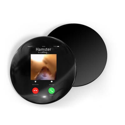 Dank Meme Hamster Staring Front Camera Hamster Calling Gift Magnet