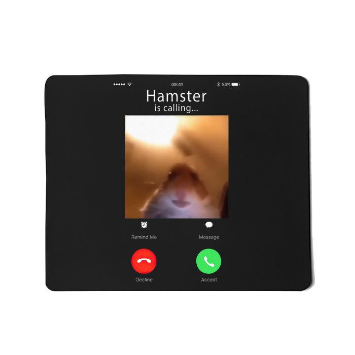 Dank Meme Hamster Staring Front Camera Hamster Calling Gift Mousepad