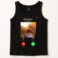 Dank Meme Hamster Staring Front Camera Hamster Calling Gift Tank Top