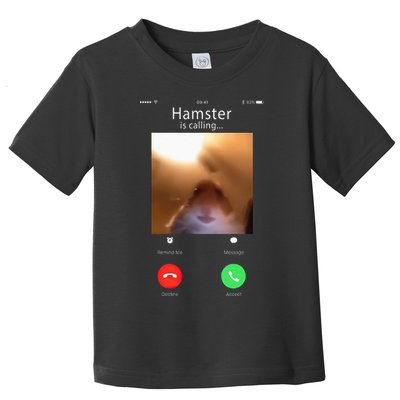 Dank Meme Hamster Staring Front Camera Hamster Calling Gift Toddler T-Shirt
