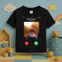 Dank Meme Hamster Staring Front Camera Hamster Calling Gift Toddler T-Shirt