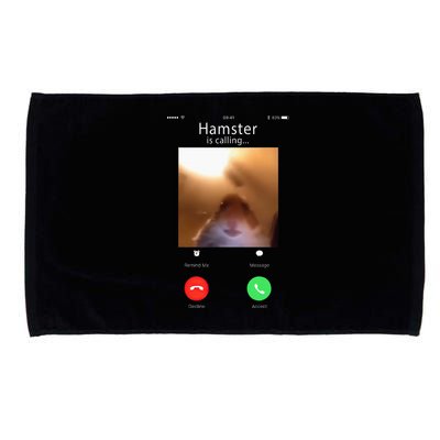 Dank Meme Hamster Staring Front Camera Hamster Calling Gift Microfiber Hand Towel