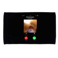Dank Meme Hamster Staring Front Camera Hamster Calling Gift Microfiber Hand Towel