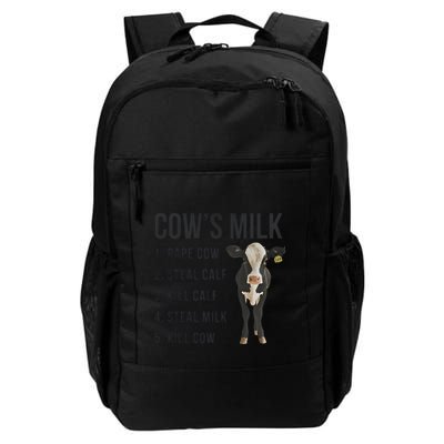 Dairy Milk Industry For Vegan Activist Backpack