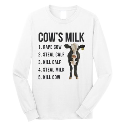 Dairy Milk Industry For Vegan Activist Long Sleeve Shirt