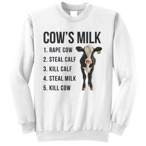 Dairy Milk Industry For Vegan Activist Sweatshirt