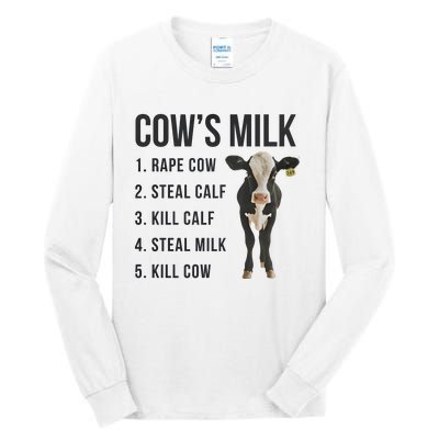 Dairy Milk Industry For Vegan Activist Tall Long Sleeve T-Shirt