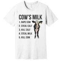 Dairy Milk Industry For Vegan Activist Premium T-Shirt