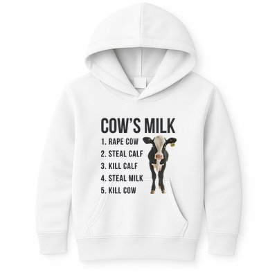 Dairy Milk Industry For Vegan Activist Kids Hoodie