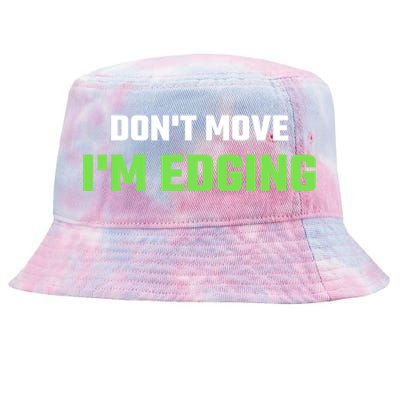 DonT Move IM Edging Sarcastic Saying Tie-Dyed Bucket Hat