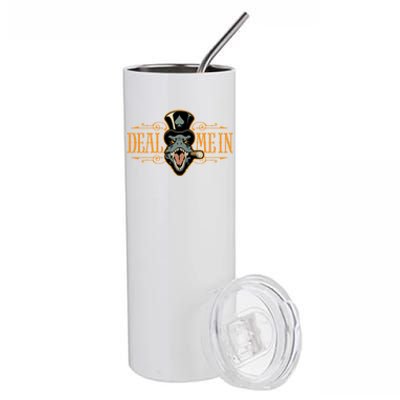 Deal Me In Stainless Steel Tumbler