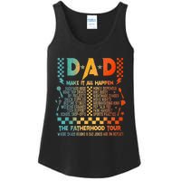 Dad Makes It All Happen Fatherhood Ladies Essential Tank