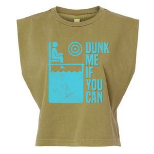 Dunk Me If You Can Design For A Dunking Booth Fan Garment-Dyed Women's Muscle Tee