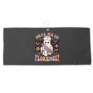 Deal Me In Florence! Large Microfiber Waffle Golf Towel