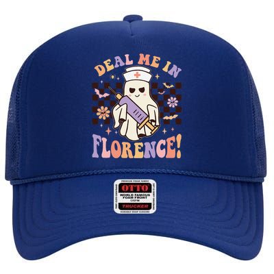 Deal Me In Florence! High Crown Mesh Back Trucker Hat