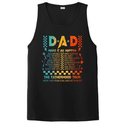 Dad Makes It All Happen Fatherhood PosiCharge Competitor Tank