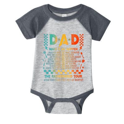 Dad Makes It All Happen Fatherhood Infant Baby Jersey Bodysuit