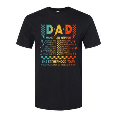 Dad Makes It All Happen Fatherhood Softstyle® CVC T-Shirt