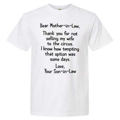 Dear Mother In Law Garment-Dyed Heavyweight T-Shirt