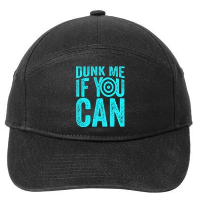 Dunk Me If You Can Funny Dunk Tank 7-Panel Snapback Hat