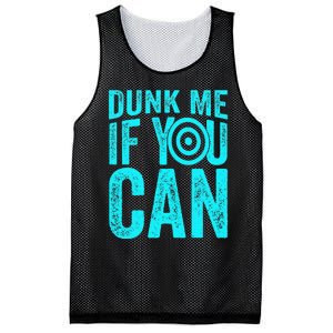 Dunk Me If You Can Funny Dunk Tank Mesh Reversible Basketball Jersey Tank