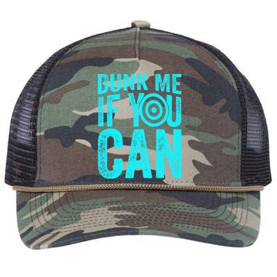 Dunk Me If You Can Funny Dunk Tank Retro Rope Trucker Hat Cap