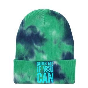 Dunk Me If You Can Funny Dunk Tank Tie Dye 12in Knit Beanie