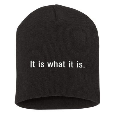 Daryl Morey It Is What It Is Short Acrylic Beanie