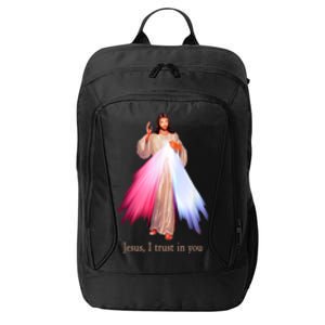 Divine Mercy Jesus I Trust In You City Backpack