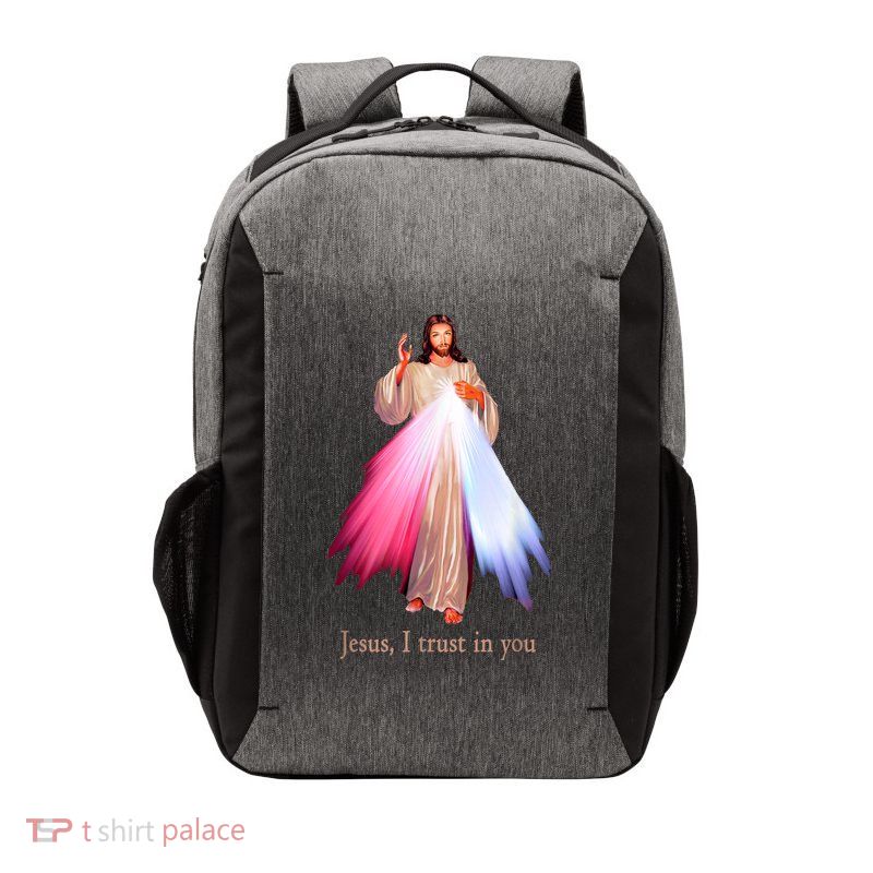 Divine Mercy Jesus I Trust In You Vector Backpack