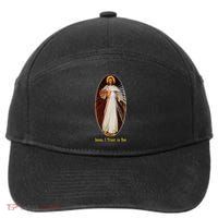 Divine Mercy Jesus I Trust In You (2) 7-Panel Snapback Hat